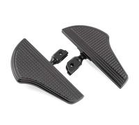 DIQXLGS Motorcycle 45 Degree Footpegs Black CNC Footrests Per Harley Per Sportster XL 883 XL1200 Per V-Rod Low Per Hugger(NERO,Davanti)