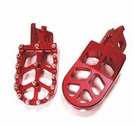 DIQXLGS Motorcycle Footrest Footpegs Foot Pegs Pedal Per CRF1000L CRF1100L Per Africa Per Twin CRF1100 CRF1000 CRF 1000 1100 L(ROSSO)