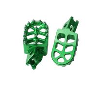 DIQXLGS Motorcycle Footrest Footpegs Foot Pegs Pedal Per CRF1000L CRF1100L Per Africa Per Twin CRF1100 CRF1000 CRF 1000 1100 L(Verde)