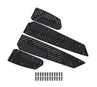 DIQXLGS Motorcycle Pedal Rubber Anti Slip Pads set Cuscinetto Poggiapiedi Moto Accessori Pedale Per NSS350(NERO)