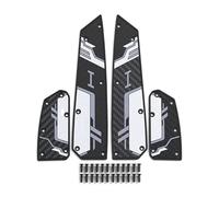 DIQXLGS Motorcycle Pedal Rubber Anti Slip Pads set Cuscinetto Poggiapiedi Moto Accessori Pedale Per NSS350(GRIGIO)