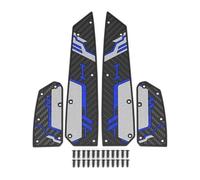 DIQXLGS Motorcycle Pedal Rubber Anti Slip Pads set Cuscinetto Poggiapiedi Moto Accessori Pedale Per NSS350(Blu)