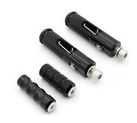 DIQXLGS Motorcycle Poggiapiedi Pieghevoli Poggiapiedi Pedane Pedali Set Accessori Motociclo Per Universal(NERO,IMPOSTATO)