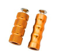 DIQXLGS Pedale Moto CNC Universale M6 Racing Leva Cambio Poggiapiedi Freno(Arancia)