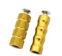 DIQXLGS Pedale Moto CNC Universale M6 Racing Leva Cambio Poggiapiedi Freno(Oro)