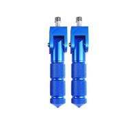 DIQXLGS Pedali Universali 8mm Poggiapiedi Ripiegabile Pedana Compatibile Per Moto Biciclette Veicoli Elettrici Ciclomotori Kart Scooter(Blu)