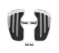 DIQXLGS Pedana Piedi Anteriore Posteriore Pedale Ampio Poggiapiedi Per Indian Per Scout Per Sixty Per Rogue Per Twenty Per Bobber(Cromo,Passeggeri)