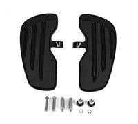 DIQXLGS Pedana Piedi Anteriore Posteriore Pedale Ampio Poggiapiedi Per Indian Per Scout Per Sixty Per Rogue Per Twenty Per Bobber(NERO,Driver)
