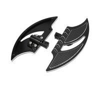DIQXLGS Pedane allungate passeggero posteriore Per Harley Per Dyna Per Touring Per Sportster XL 883 Per Softail(NERO)
