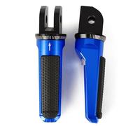 DIQXLGS Pedane Anteriori Per TRIUMPH Per BONNEVILLE T100/T120 Per BOBBER DAYTONA 675 R Per SPEED Per TRIPLE R Per TWIN(Blu)