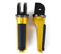 DIQXLGS Pedane Anteriori Per TRIUMPH Per BONNEVILLE T100/T120 Per BOBBER DAYTONA 675 R Per SPEED Per TRIPLE R Per TWIN(Oro)