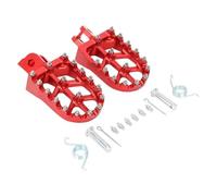 DIQXLGS Pedane CNC Accessori Moto Pedale Per Piedi Poggiapiedi Supporti Per MSX125 Per GROM125 Per MSX Per GROM Per MONKEY 125 (ROSSO)