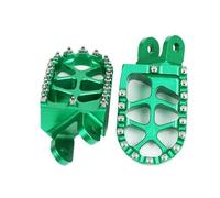 DIQXLGS Pedane Fuoristrada Pedane Per Transalp 600 XVR750 CRF230L XRV 750 650 CRF1000 Per Africa Twin XR400R XR 650R 600R(Verde)
