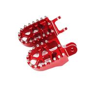 DIQXLGS Pedane Fuoristrada Pedane Per Transalp 600 XVR750 CRF230L XRV 750 650 CRF1000 Per Africa Twin XR400R XR 650R 600R(ROSSO)