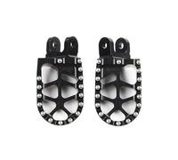 DIQXLGS Pedane Fuoristrada Pedane Per Transalp 600 XVR750 CRF230L XRV 750 650 CRF1000 Per Africa Twin XR400R XR 650R 600R(NERO)