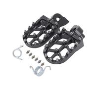 DIQXLGS Pedane Moto CNC Poggiapiedi Poggiapiedi Per Yamaha YZ65 YZ85 YZ125 YZ250 YZ 250F 125X 450F WR 250F 450F(NERO)