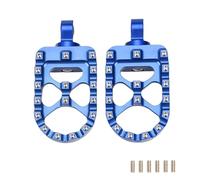 DIQXLGS Pedane Moto Larghe Grandi Per Harley Per Sportster XL 883 1200 Per Dyna Per Street Per Custom(Blu)