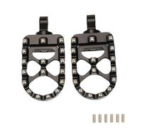 DIQXLGS Pedane Moto Larghe Grandi Per Harley Per Sportster XL 883 1200 Per Dyna Per Street Per Custom(NERO)