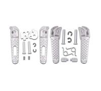 DIQXLGS Pedane Moto Pilota/Passeggero Anteriore/Posteriore Per CBR Per CBR600RR 1000RR 954 600F4i 1000R F5 929 CBR RR(Fronte retro)