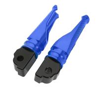 DIQXLGS Pedane Passeggero Pedane Posteriori Pedale Moto Alluminio Per S1000R S1000RR S1000XR S 1000R S1000 RR XR HP4(Blu)
