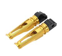 DIQXLGS Pedane Passeggero Pedane Posteriori Pedale Moto Alluminio Per S1000R S1000RR S1000XR S 1000R S1000 RR XR HP4(Golden)