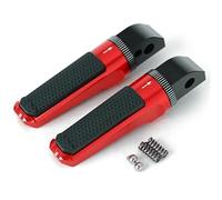 DIQXLGS Pedane Passeggero Posteriore Per Triumph Per Daytona 675 2009-2017 675R Per Bonneville T100 120 Per Scrambler 1200XC(ROSSO)