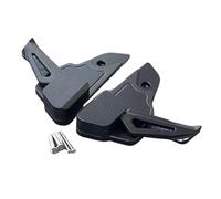 DIQXLGS Pedane pieghevoli Estensione Pedale Adattatore Per Vespa Per Primavera150 Per Sprint 150 125 2017-2023(NERO)
