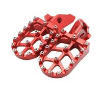 DIQXLGS Peg Per Moto In Alluminio CNC Staffe Pedane Pedali Per Sur Ron Per Surron Per Ultra Bee UB Moto Cross Elettrica(ROSSO)