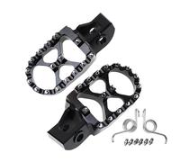 DIQXLGS Peg Per Moto Pedane Pedali Accessori Per Moto Per Husqvarna 250 350 450 FC 85 TC 125-501 TE FE TX FX TC FC(NERO)