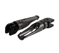 DIQXLGS Peggiori Pilota In Alluminio CNC Pedane Moto Pedali Passeggero Per Ducati Per Monster 696 796 1100 1100S EVO(Titanio)
