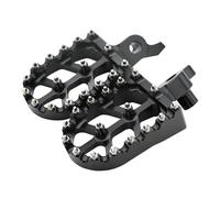DIQXLGS Pegni Per Motocicletta In Alluminio CNC Per Yamaha YZ250F YZ450FX WR450F 2024 YZ450F YZF 250 450(NERO)