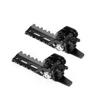 DIQXLGS Pegole Per Pedane Anteriori Moto Per R1250GS R 1200 GS F750GS F850GS S1000XR Pegole Pieghevoli Morsetti 22-25mm(NERO)