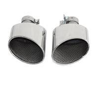 DIQXLGS Per A3 A4 A5 S3 S4 S5 RS3 RS4 RS5 Car Styling Tubo Di Scarico Retrofit Marmitta Punta Ugello Terminale Di Scarico In Acciaio Inossidabile(Argento,A tube)