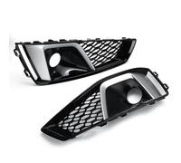 DIQXLGS Per A4 B9 S-LINE S4 2019 2020 8WD807681J 8WD807682J Coppia Griglie A Nido D'ape Per Fendinebbia Paraurti Anteriore Auto Copertura Fendinebbia DIQXLGS(Chrome Silver)