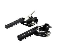DIQXLGS Per Africa Per Twin CRF1000L CRF1100L CRF 1000 1100 L CRF1000 ADV Accessori Moto Poggiapiedi Anteriori Supporti Morsetti(Nero Argento)