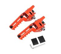 DIQXLGS Per Africa Per Twin CRF1000L CRF1100L CRF 1000 L 2016-2023 Poggiapiedi Off Road Pieghevoli Poggiapiedi Regolabili Universali(Arancia)