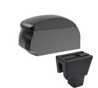 DIQXLGS Per Amaze Bracciolo Auto Scatola Console Centrale Scatola Di Immagazzinaggio Bracciolo(A2 Black single)