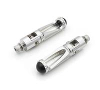 DIQXLGS Per B&MW S1000RR Poggiapiedi pieghevoli per moto Pedane poggiapiedi Aluminium CNC Universale Pedali posteriori Set posteriore(Argento)