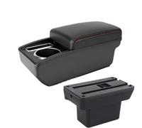 DIQXLGS Per Baojun Per Yep Scatola Bracciolo Auto Accessori Auto Dettagli Interni Scatola Di Stoccaggio Pezzi Retrofit(A1 Nero rosso SENZA USB)