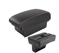 DIQXLGS Per Bracciolo Centrale Per Peugeot 307 CC Cabrio Per Bracciolo Centrale Per Peugeot 307 CC Auto Retrofit Interni Interfaccia USB(A1 Nero rosso SENZA USB)