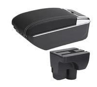 DIQXLGS Per C&hevrolet Per Sail 3 Per Aveo Bracciolo Centrale Auto Scatola Di Riporlo Ricambi Retrofit Accessori Auto(D3 linea bianca 7USB)