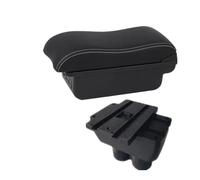 DIQXLGS Per Caddy Bracciolo Centrale Scatola Di Immagazzinamento Centrale Accessori Auto Interni Di Retrofitting(B2 Black white 3 USB)