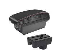 DIQXLGS Per Chery A13 Per Very Celer Per Fulwin 2 Bracciolo 2008 2009 2010 2011 2012 Console Centrale Portariviste Con USB(B1 Nero rosso 3USB)