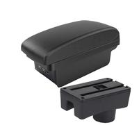 DIQXLGS Per Chery Per Very A13 2011 2012 2013 2014 Auto Bracciolo Portabagagli Interno Scatola Del Bracciolo Centrale(B2 linea nera 3USB)