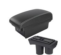 DIQXLGS Per Citroën C2 2003 2004 2005 2006 2007 2008 2009 Bracciolo Portauoggetti Accessori Interni Con USB(B3 Nero bianco 3USB)