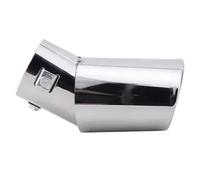 DIQXLGS Per Civic CRV Terminale Di Scarico Universale In Acciaio Inox Gola Silenziatore Posteriore Entrata 2.5" Accessori Auto(Piegato)
