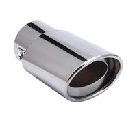 DIQXLGS Per Civic CRV Terminale Di Scarico Universale In Acciaio Inox Gola Silenziatore Posteriore Entrata 2.5" Accessori Auto(Dritto)