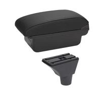 DIQXLGS Per Civic Ep3 Bracciolo Vanportaoggetti Centrale Contenuto Riposto Scatola Di Immagazzinaggio Bracciolo Con Portabicchiere Interfaccia USB(Linea nera A2 Nessuna USB)