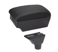 DIQXLGS Per Civic Ep3 Bracciolo Vanportaoggetti Centrale Contenuto Riposto Scatola Di Immagazzinaggio Bracciolo Con Portabicchiere Interfaccia USB(C3 linea bianca 7USB)