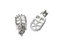 DIQXLGS Per CR 125 250 CRF1100L CRF 1000L 1100L CRF1000L Per Africa Per Twin Poggiapiedi Universale Alluminio(BIANCO)